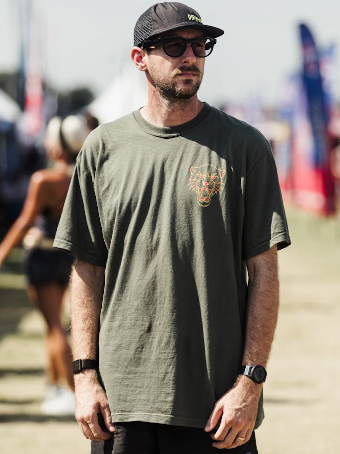 Panther City T Shirt - OD Green