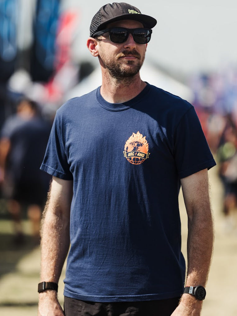 Global T Shirt - Navy