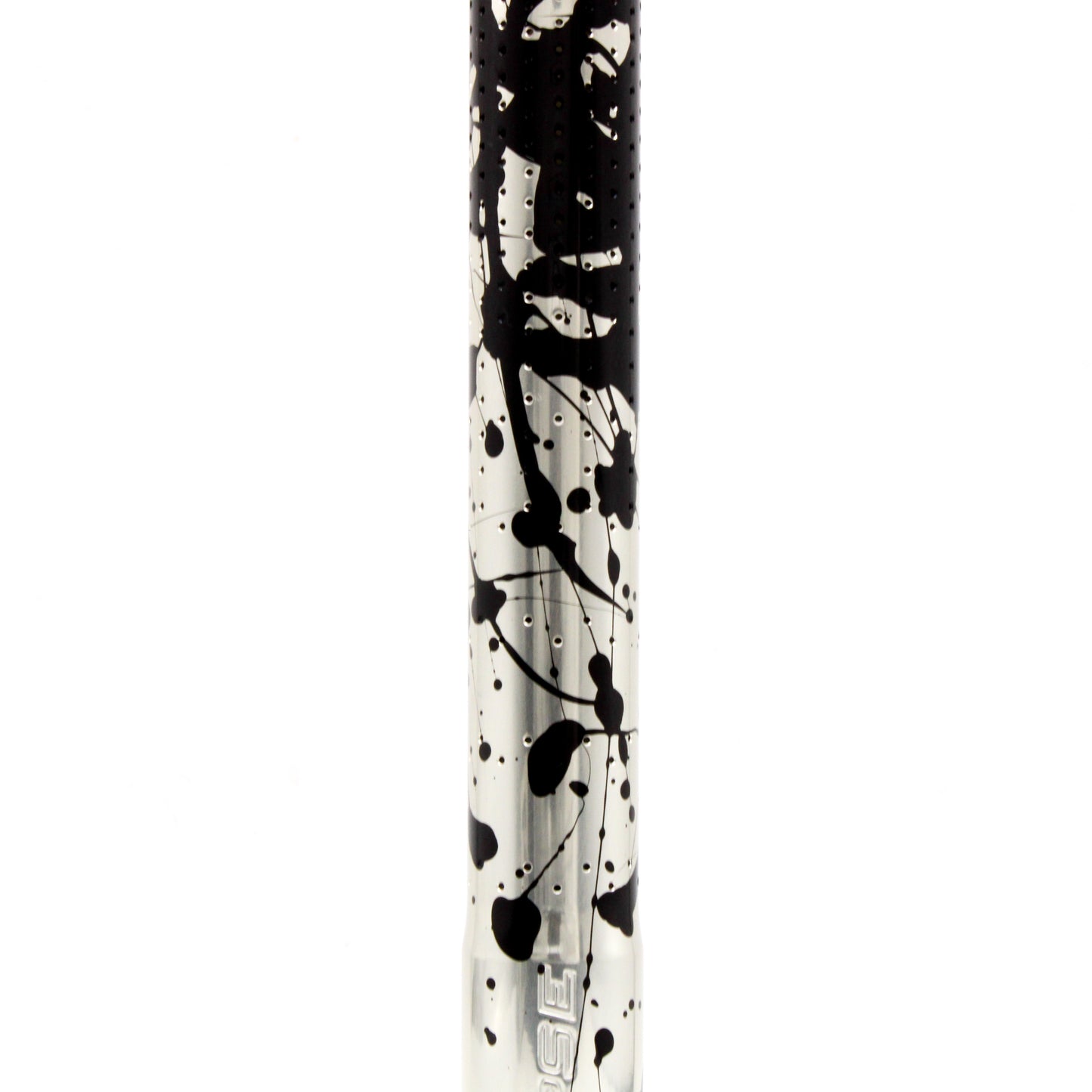 S63 Eclipse x CRBN Nano Barrel Tip - Black Blood Splatter on Clear