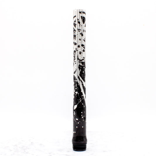 S63 Eclipse x CRBN Nano Barrel Tip - Silver Blood Splatter on Black