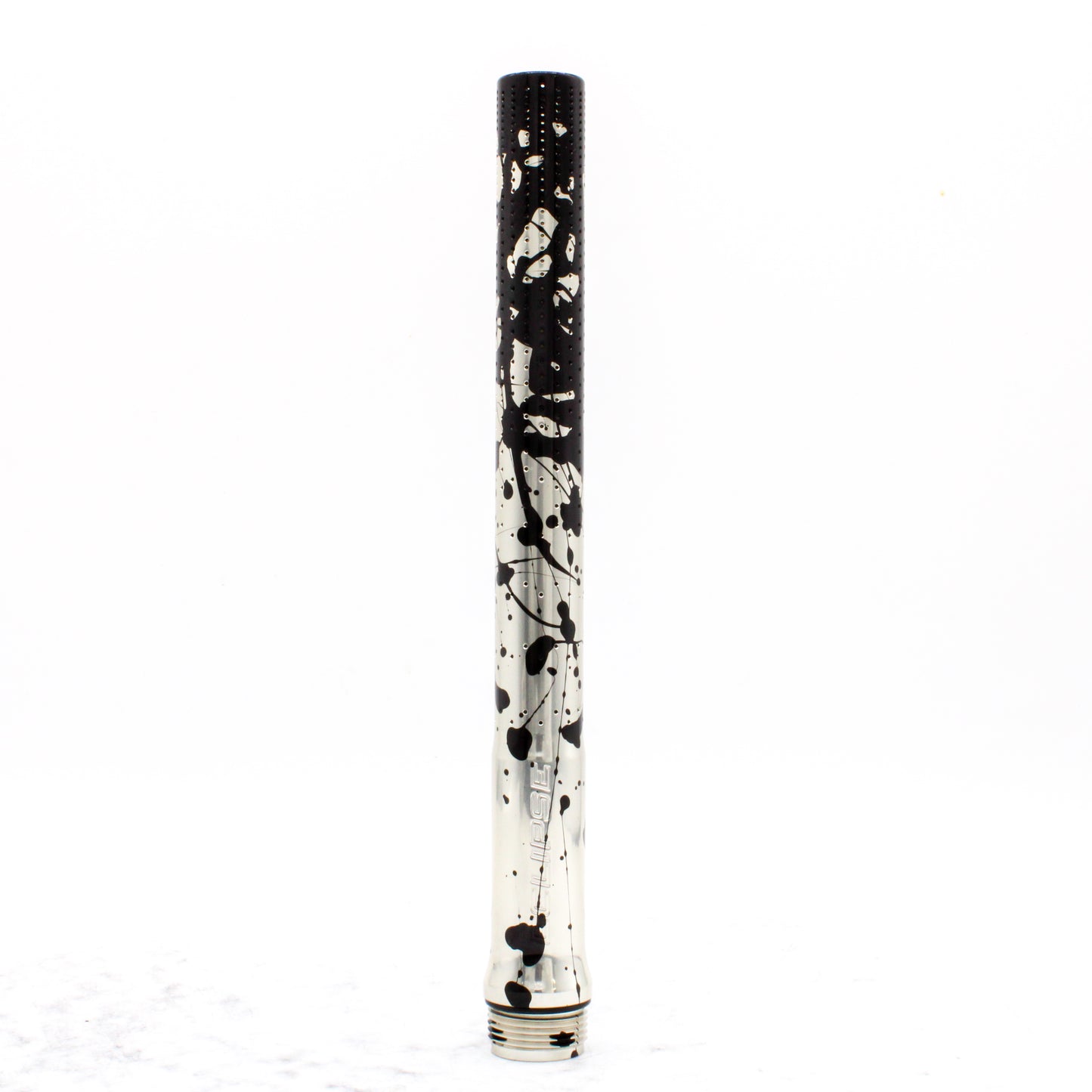 S63 Eclipse x CRBN Nano Barrel Tip - Black Blood Splatter on Clear