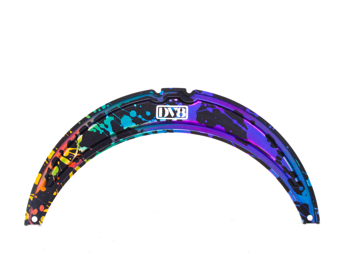 DV8 JT Lid - Rainbow Splatter on Black