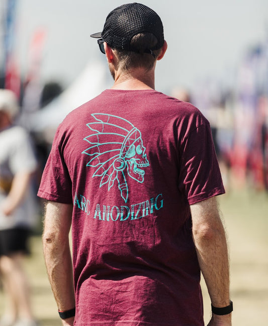 Cowboys and Indians T Shirt - Maroon
