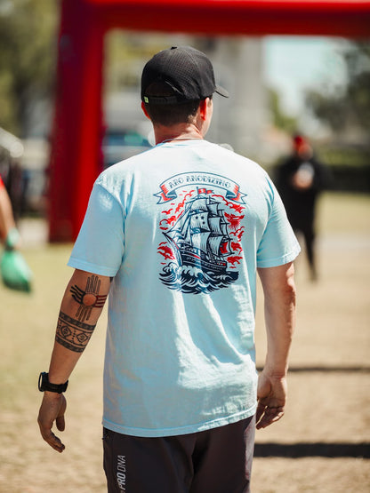 High Seas T Shirt - Surf Blue